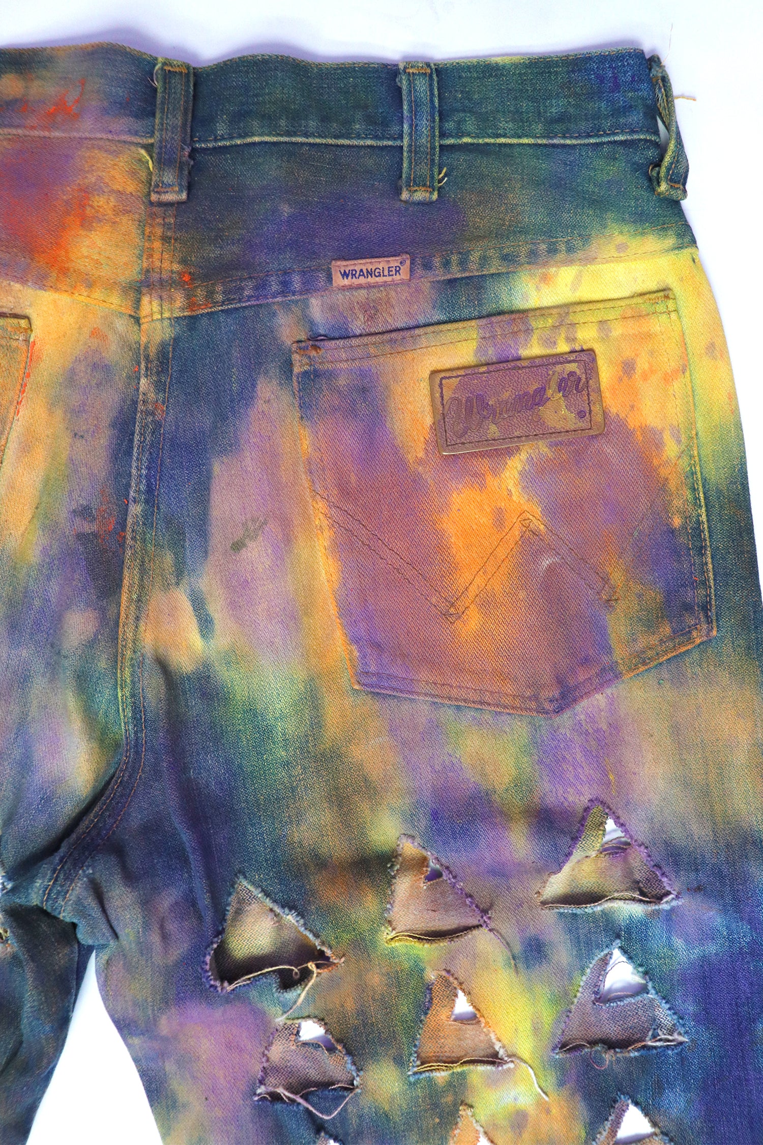 WRANGLER ACID HOLE CUSTOM JEANS