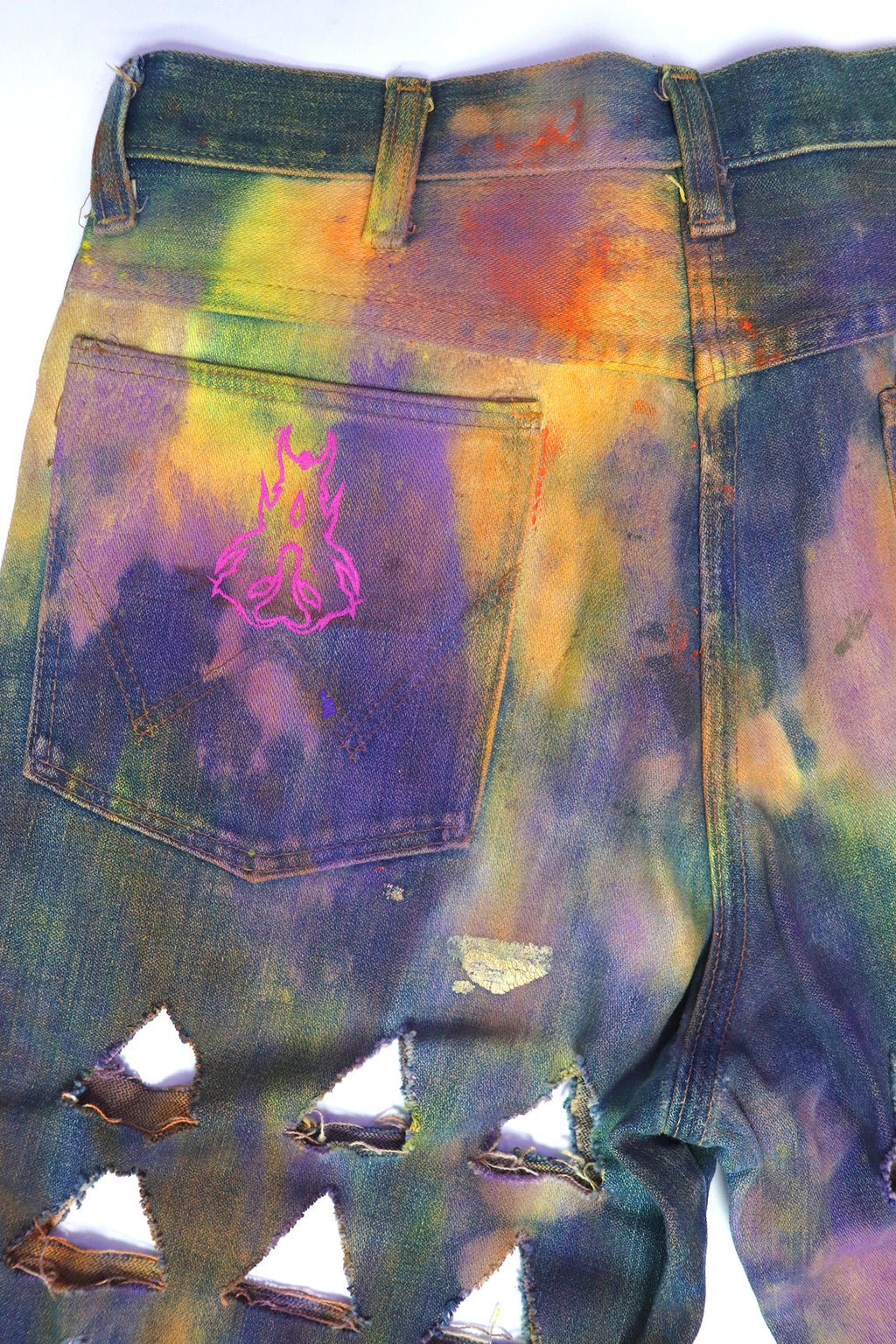 WRANGLER ACID HOLE CUSTOM JEANS
