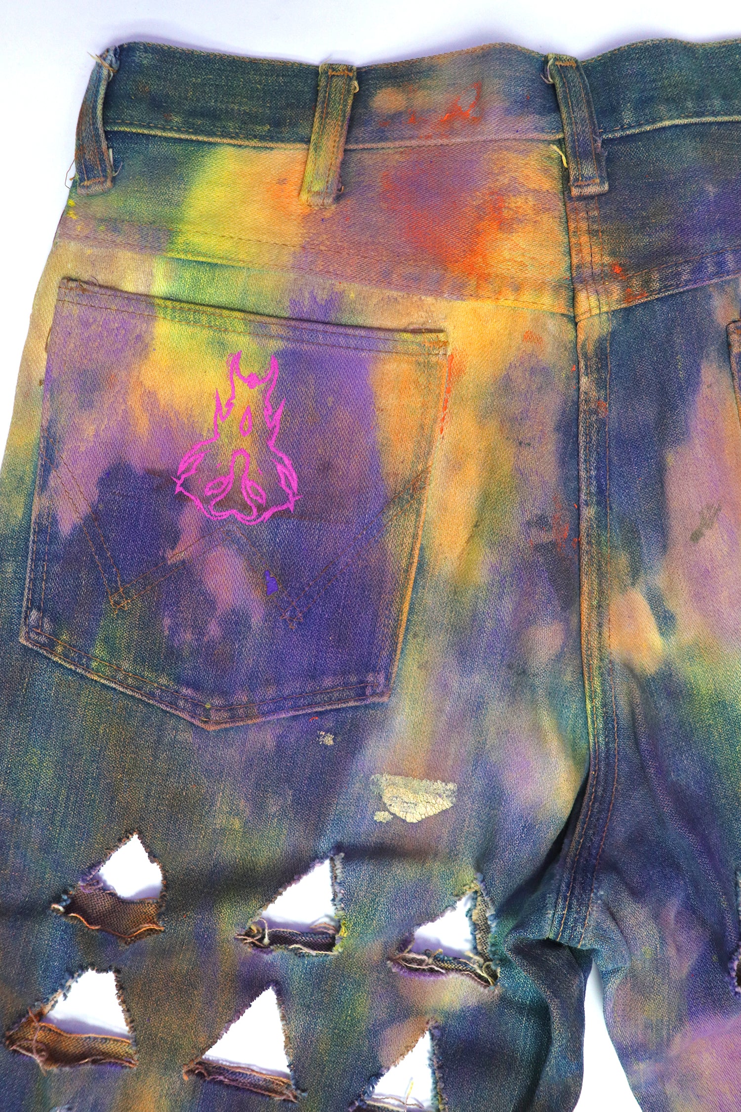 WRANGLER ACID HOLE CUSTOM JEANS