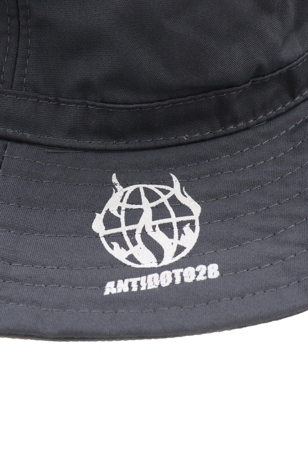 CONSPIRACY GREY BUCKET HAT