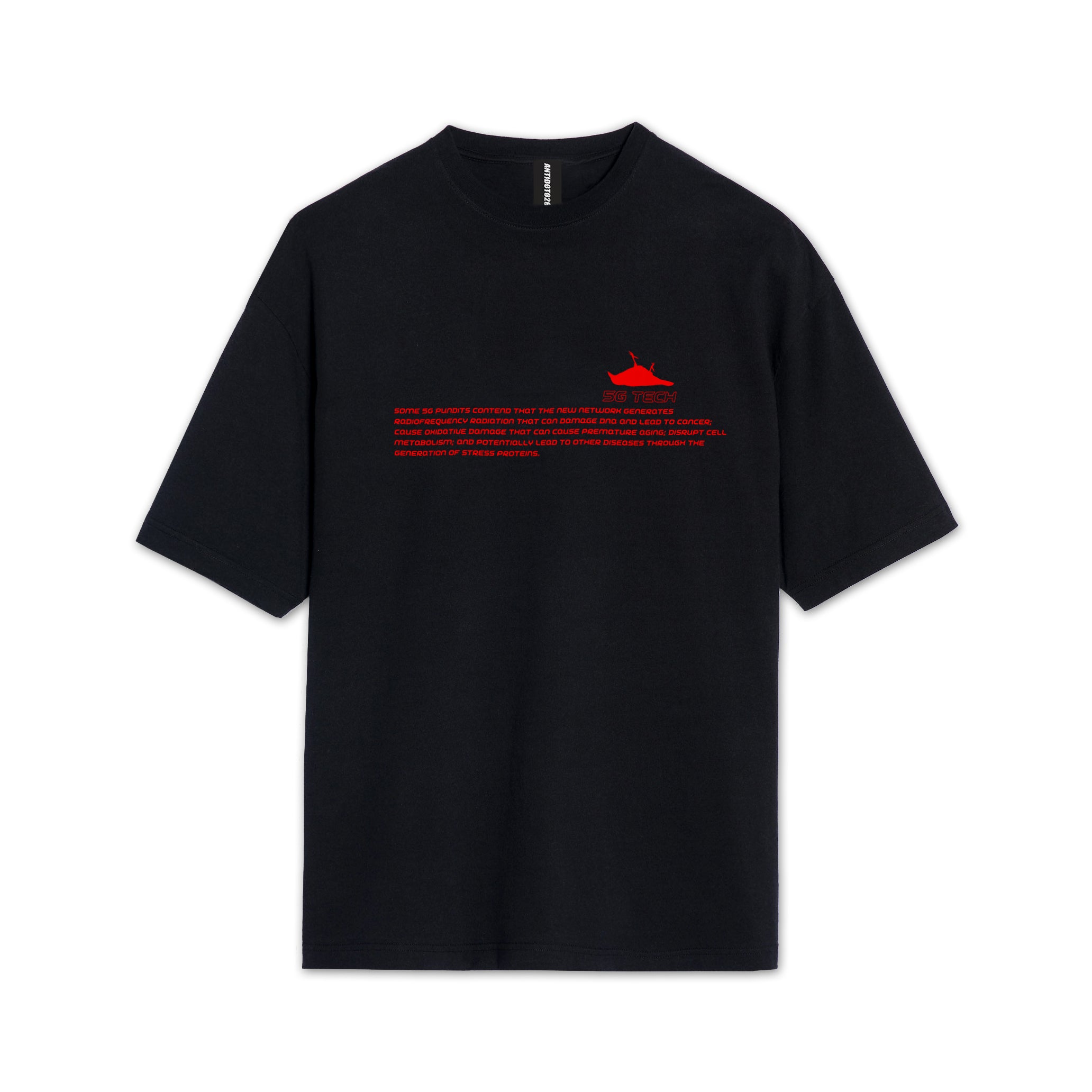 5G TECH BLACK T-SHIRT