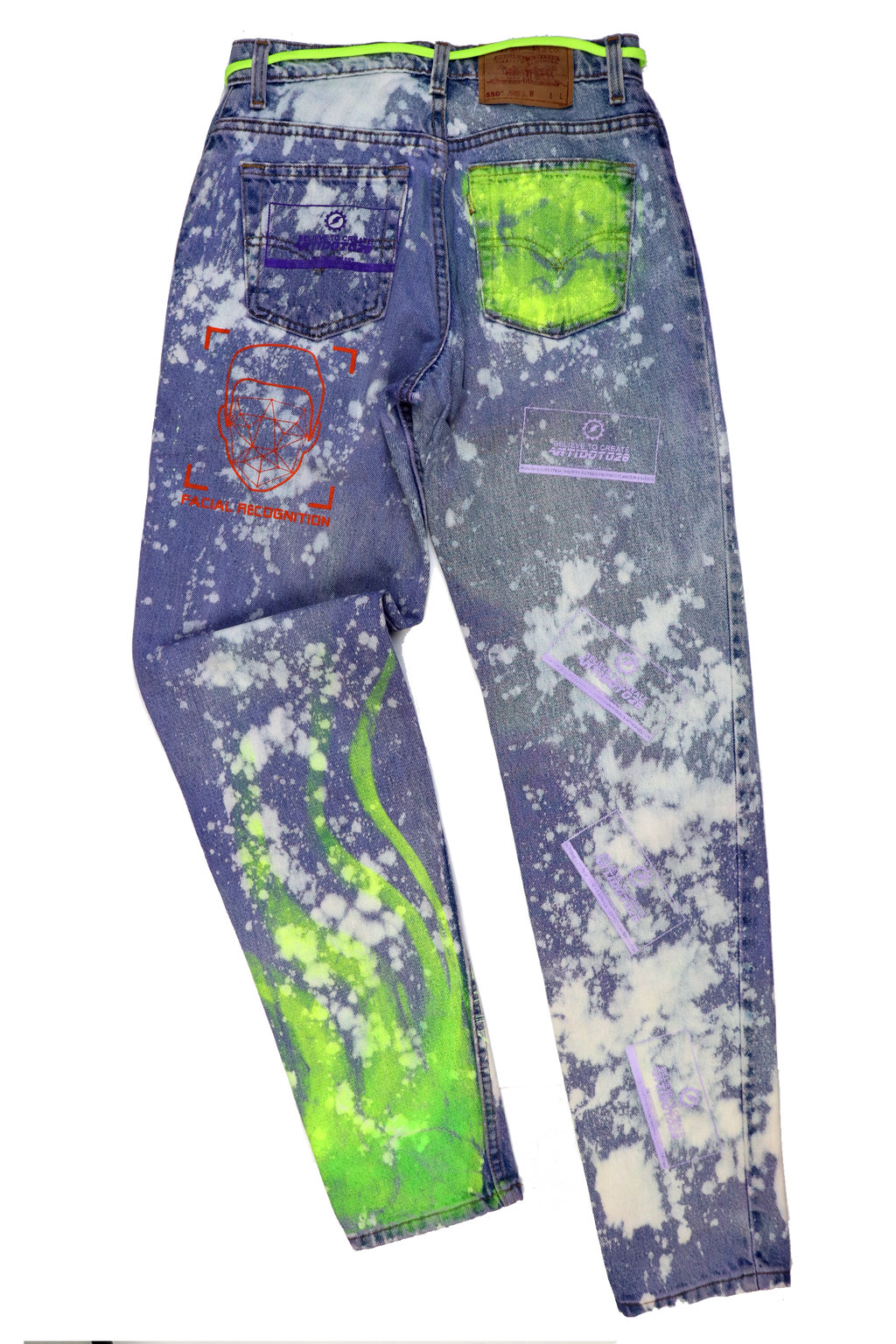 FLAME NO FUTURE  LEVI´s CUSTOM JEANS