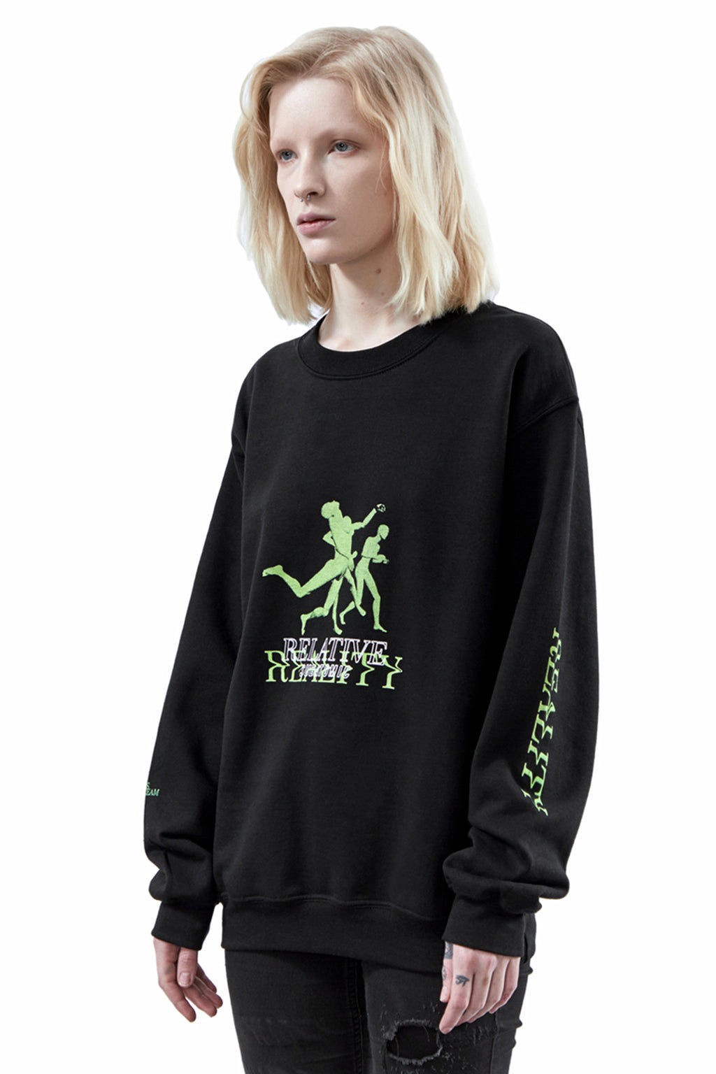 REALITY  SWEATSHIRT BLACK