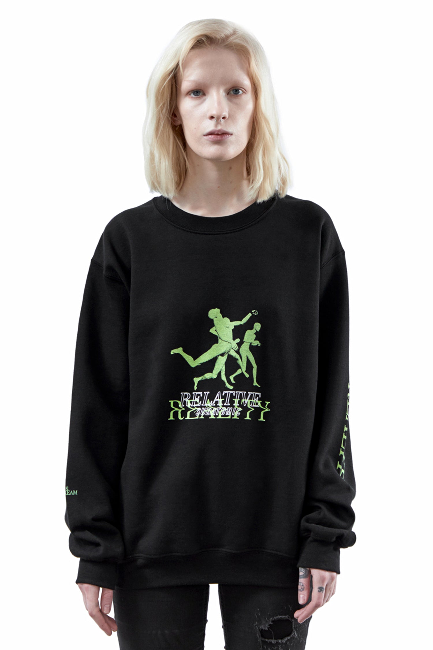 REALITY  SWEATSHIRT BLACK