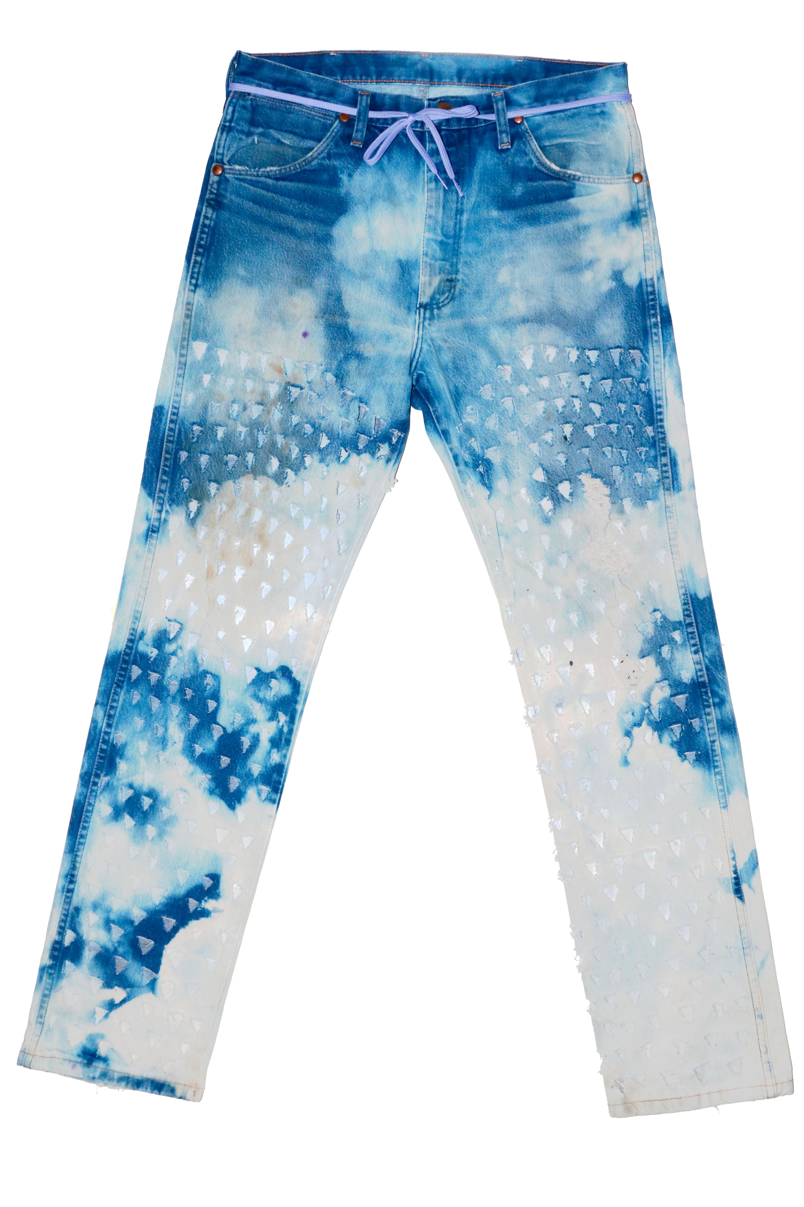 HOLE CUSTOM WRANGLER JEANS