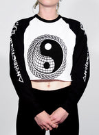 MATRIX B&W CROP TOP