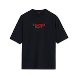 TECHNO RAVE BLACK T-SHIRT