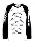 HEAVY MENTAL B&W LONG TEE