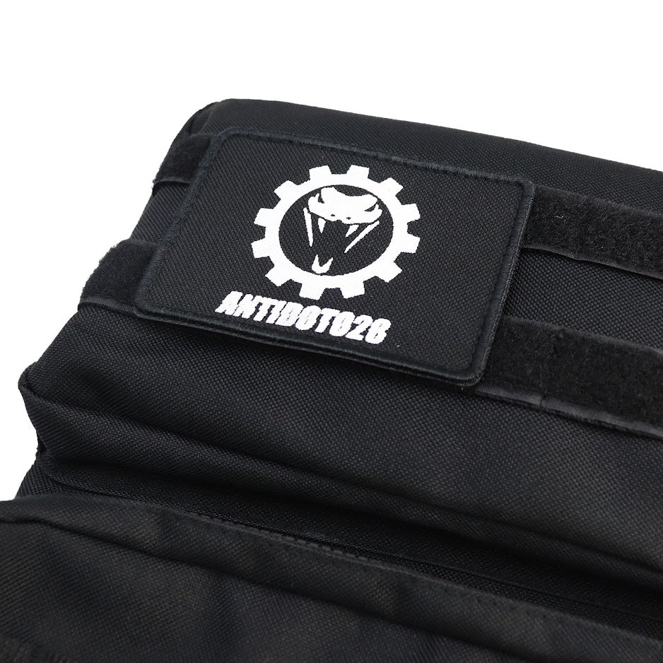 TECHNO MILITIA UTILITY BLACK BACKPACK