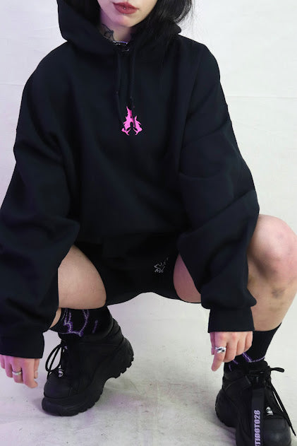 BRUTAL UNISEX BLACK HOODIE