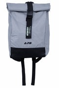ROLL TOP GRAY REFLEXTIVE BACKPACK