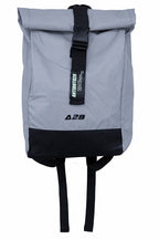 ROLL TOP GRAY REFLEXTIVE BACKPACK