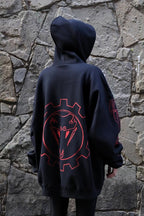 TECHNO GEAR BLACK HOODIE