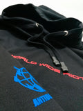 WORLD WIDE RIOT PATCH BLACK HOODIE