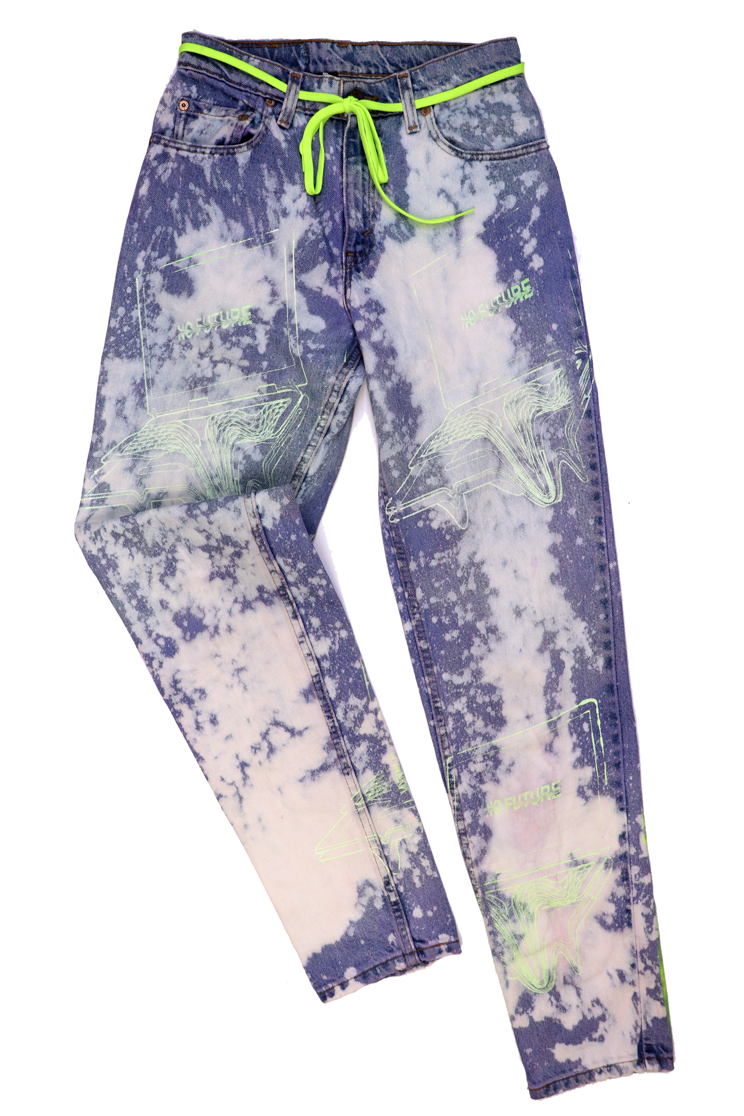 FLAME NO FUTURE  LEVI´s CUSTOM JEANS