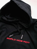 WORLD WIDE RIOT PATCH BLACK HOODIE