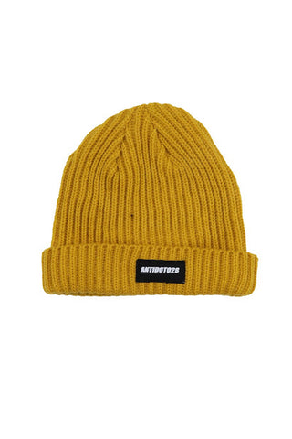 BEANIE MUSTARD COLOR