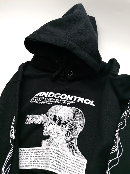 MIND CONTROL HOODIE BLACK
