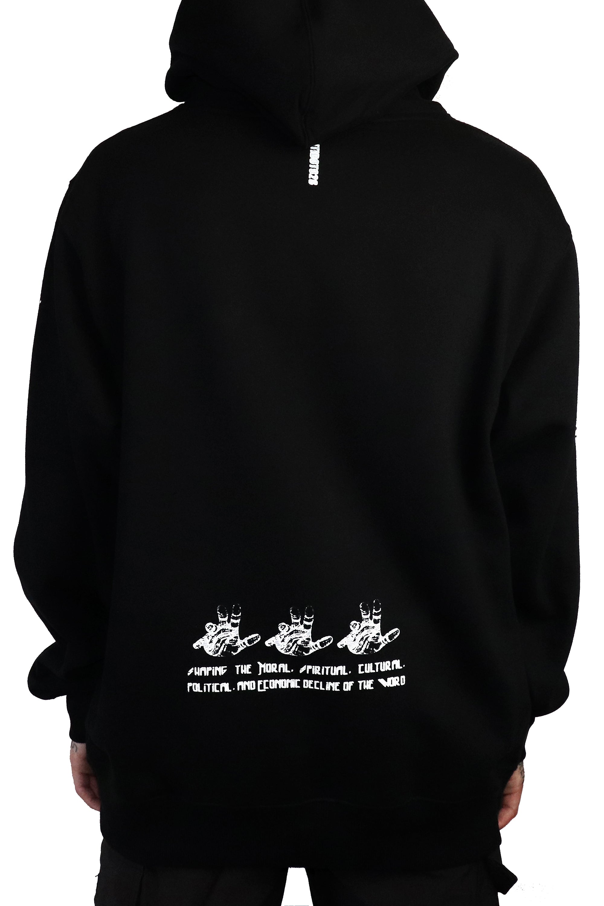 MIND CONTROL HOODIE BLACK