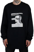 MIND CONTROL LONG SLEEVE T-SHIRT BLACK