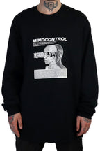 MIND CONTROL LONG SLEEVE T-SHIRT BLACK