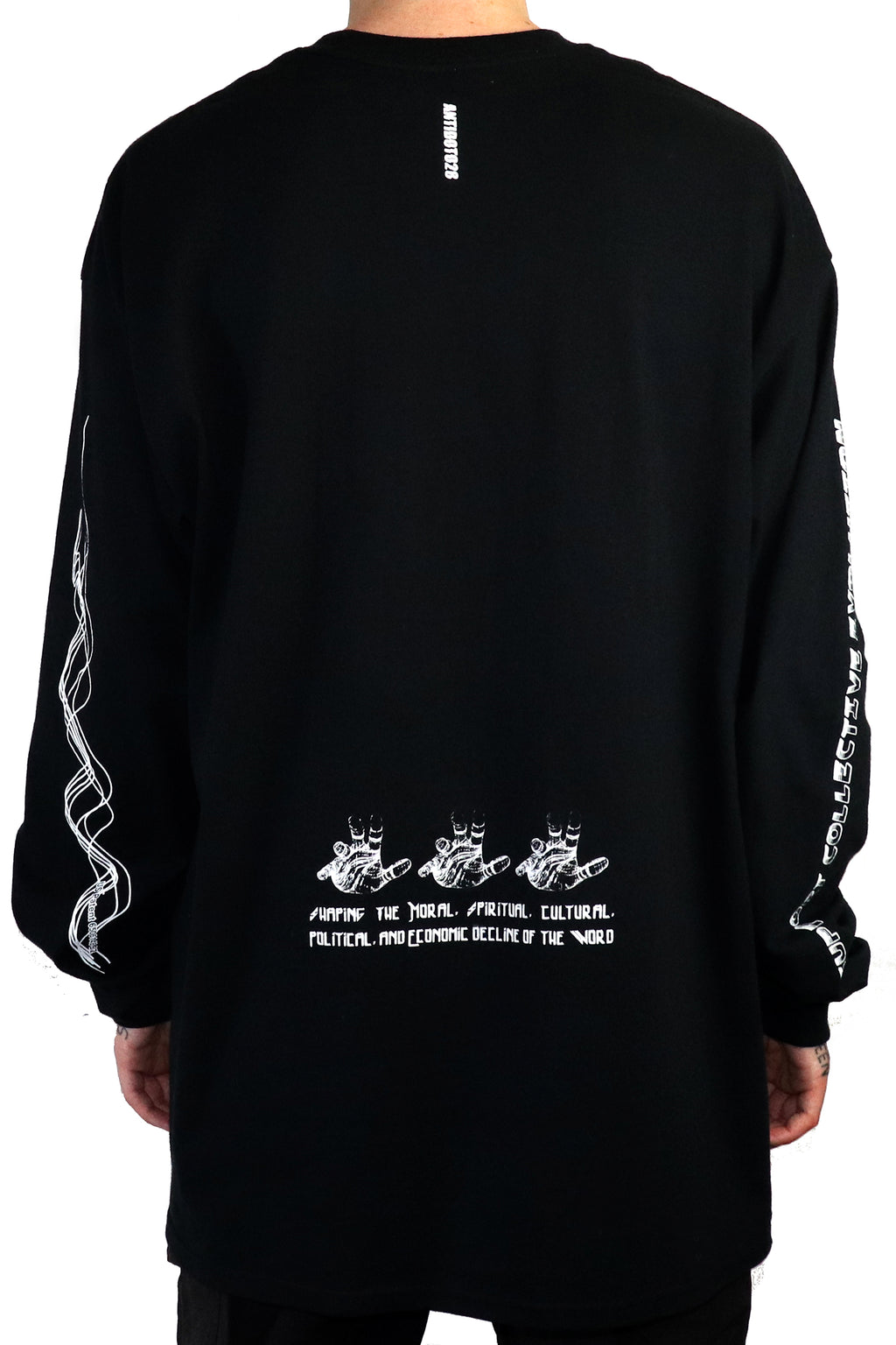 MIND CONTROL LONG SLEEVE T-SHIRT BLACK