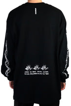 MIND CONTROL LONG SLEEVE T-SHIRT BLACK