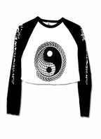 MATRIX B&W CROP TOP