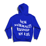 NEW NORMALITY UNISEX BLUE HOODIE