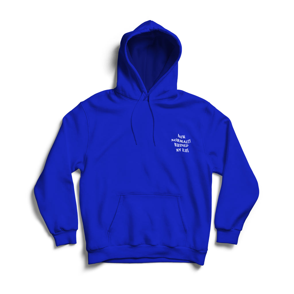 NEW NORMALITY UNISEX BLUE HOODIE