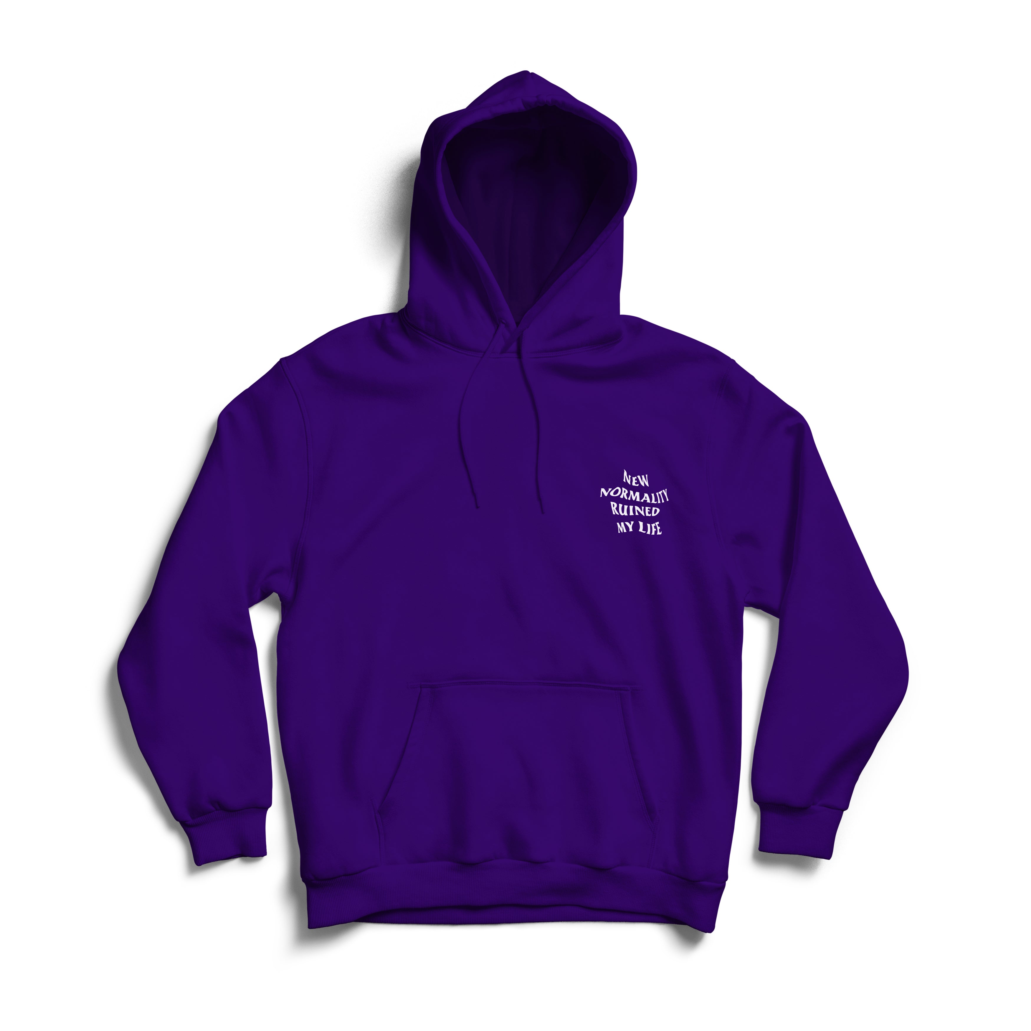 NEW NORMALITY UNISEX DEEP PURPLE HOODIE