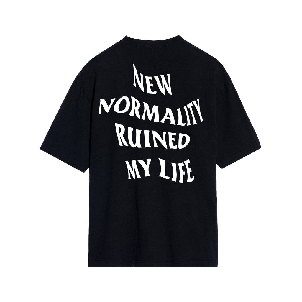 NEW NORMALITY BLACK T-SHIRT
