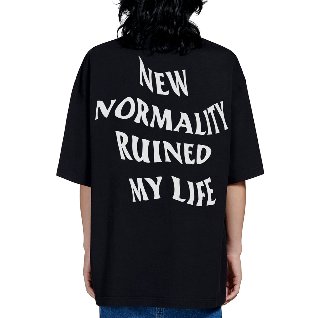 NEW NORMALITY BLACK T-SHIRT