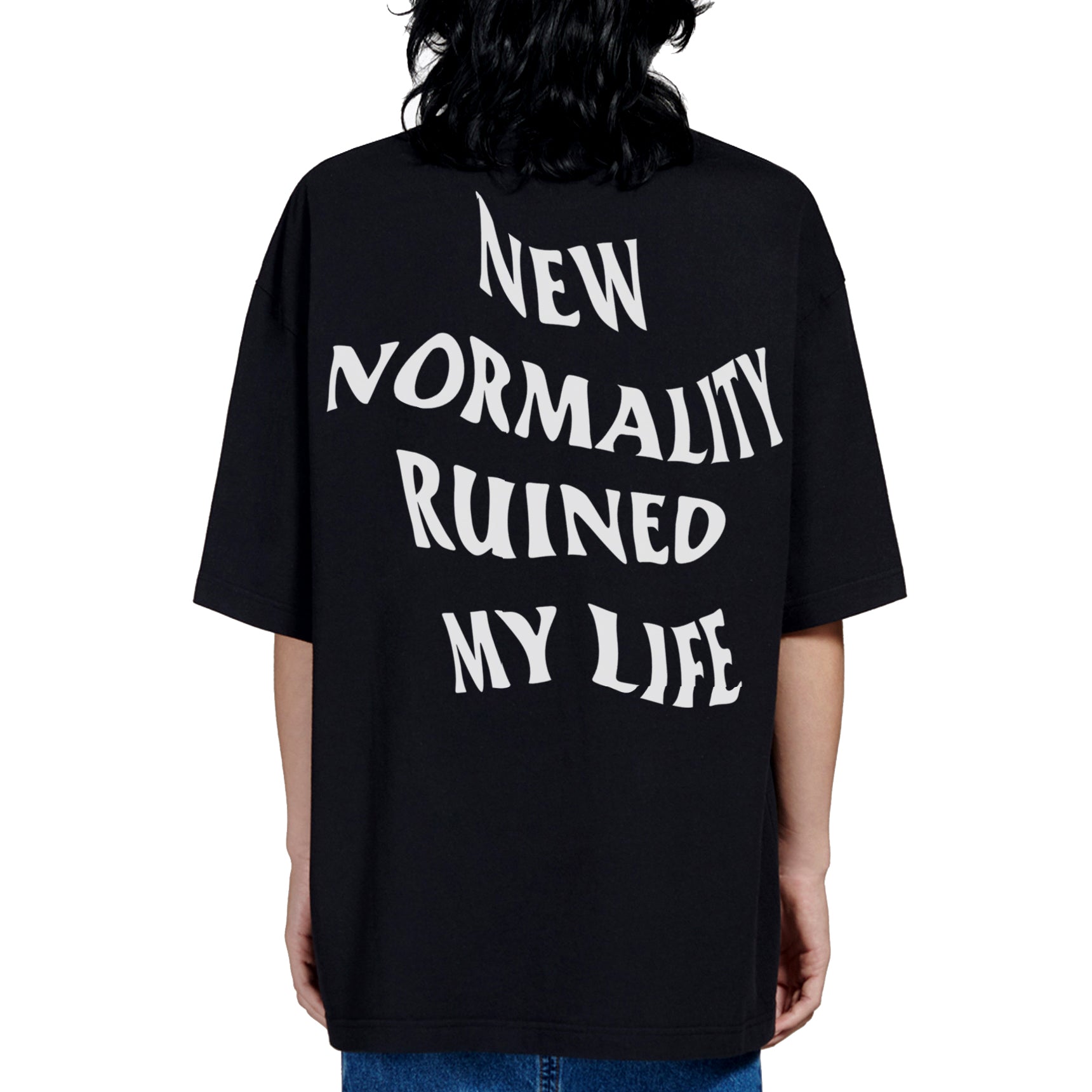 NEW NORMALITY BLACK T-SHIRT