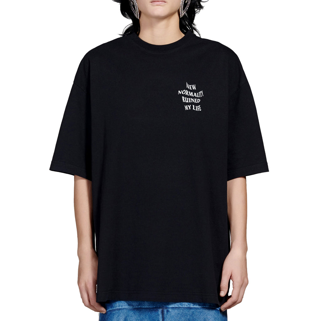 NEW NORMALITY BLACK T-SHIRT