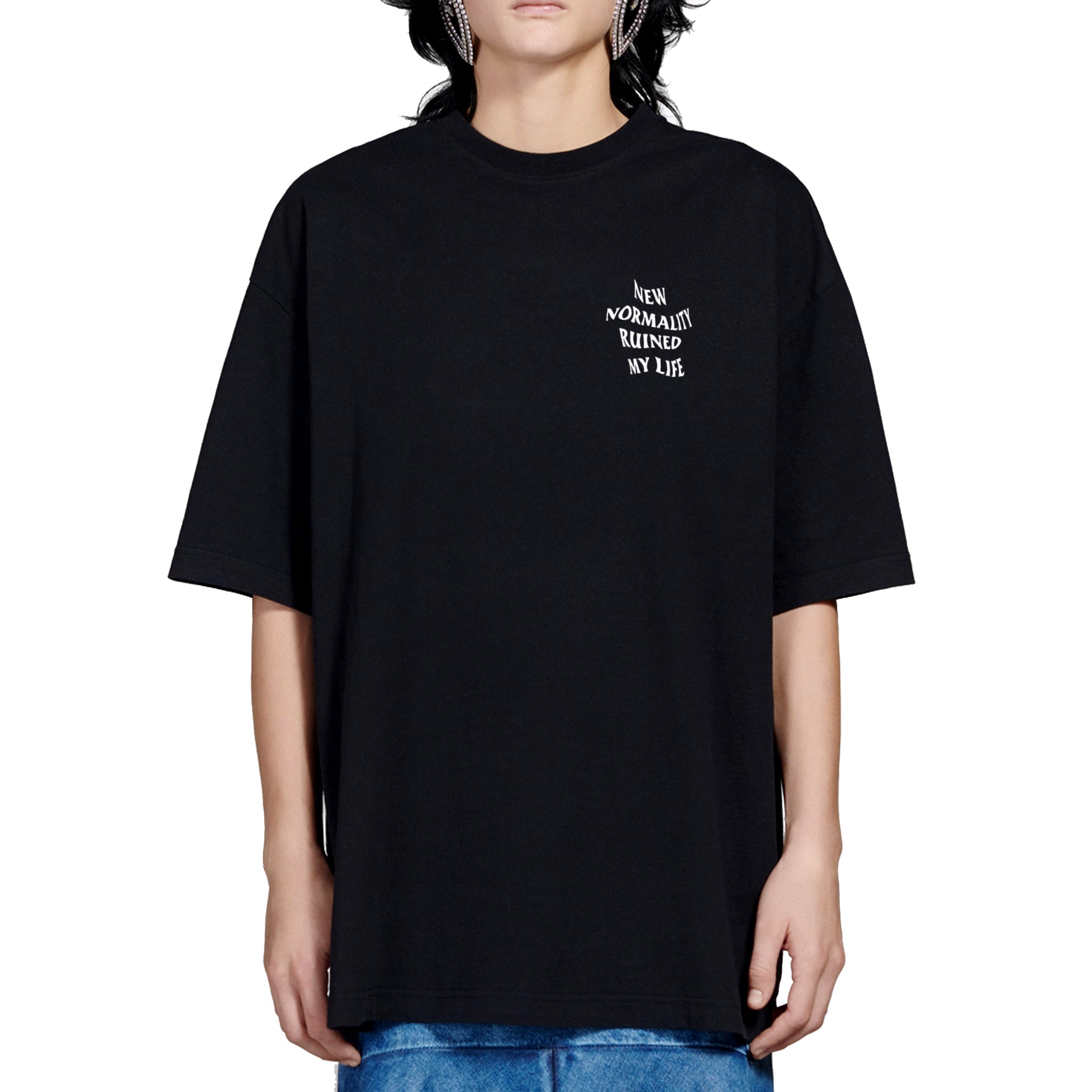NEW NORMALITY BLACK T-SHIRT