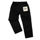 WORKING CLASS BLACK PATCHED CARGO PANTS
