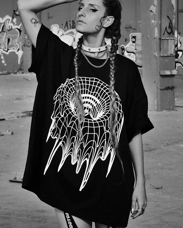 THE GRID TORUS BLACK TEE