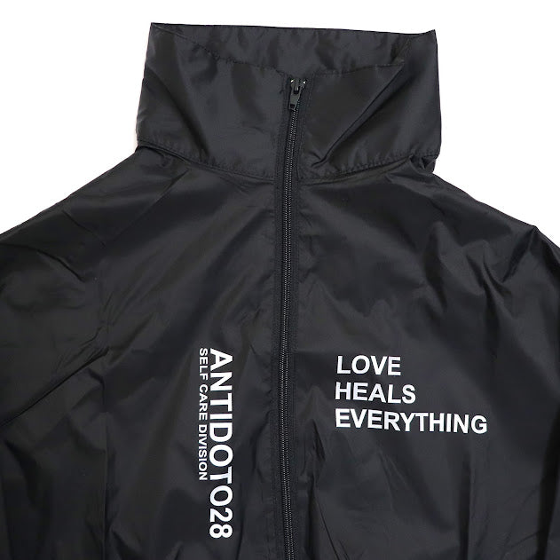 SELF CARE DIVISION BLACK WINDCOAT