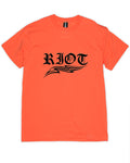 RIOT UNISEX ORANGE T-SHIRT