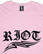 RIOT UNISEX PINK T-SHIRT