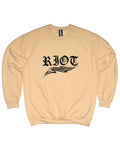 RIOT UNISEX YELLOW SWEATSHIRT