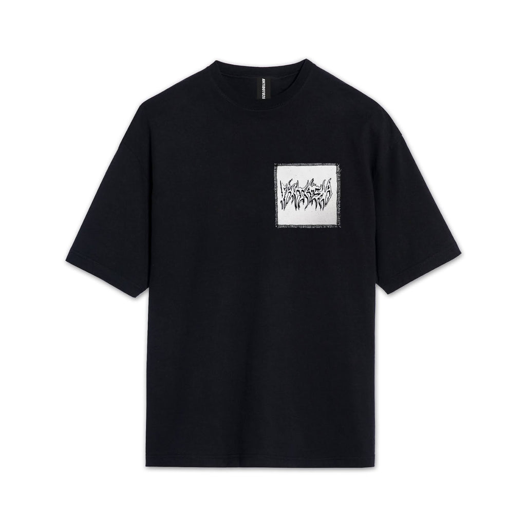 WORKING CLASS FANTASIA PATCHED BLACK T-SHIRT