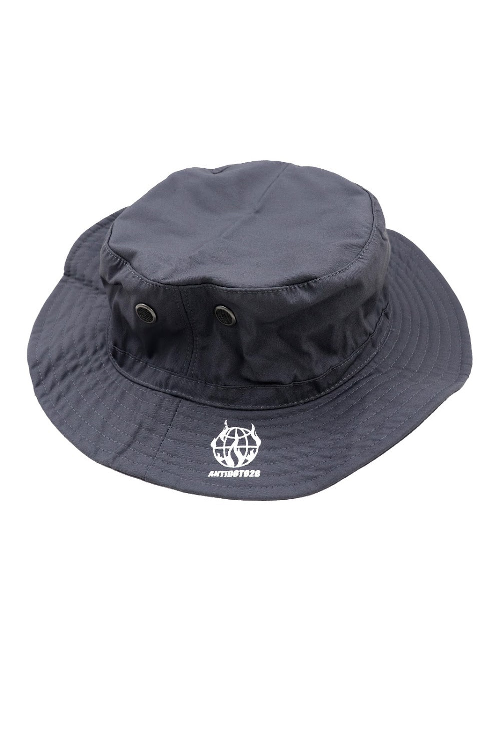 CONSPIRACY GREY BUCKET HAT