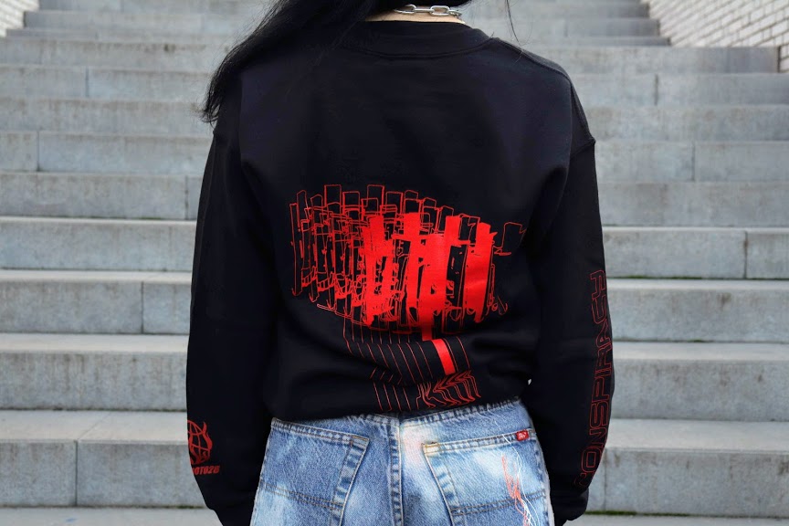 5G TECH BLACK T SWEATSHIRT
