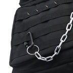 TECHNO MILITIA UTILITY BLACK BACKPACK