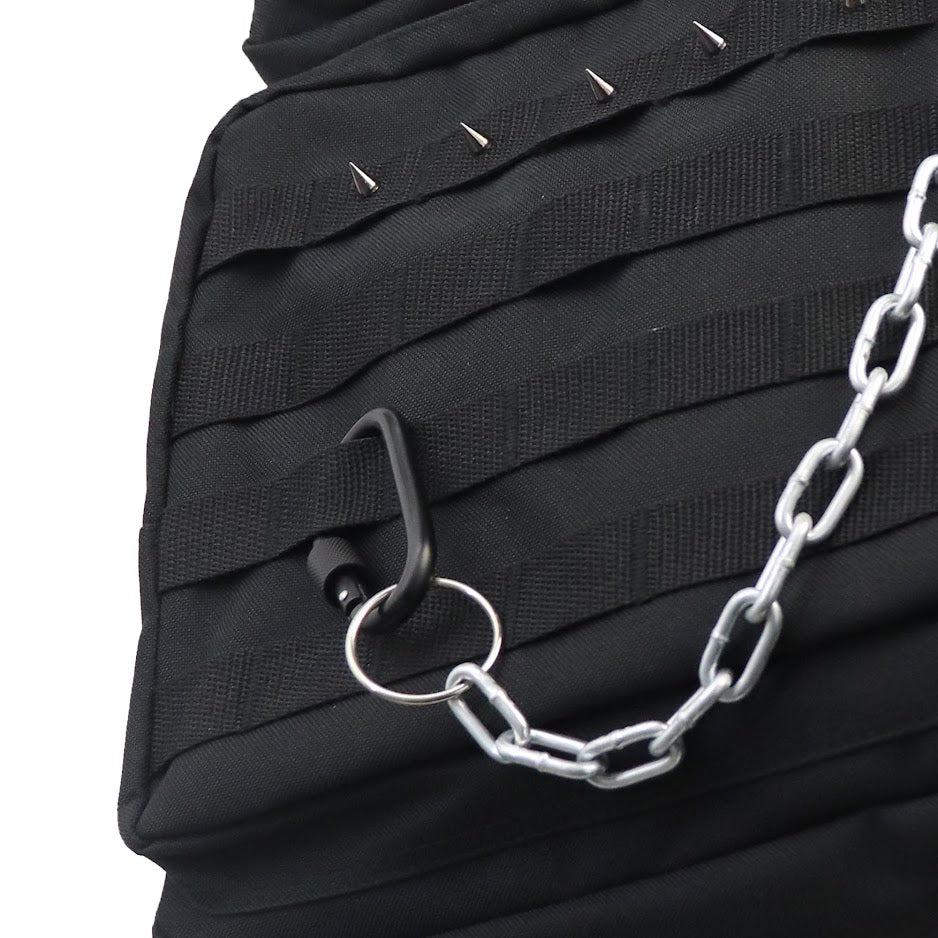 TECHNO MILITIA UTILITY BLACK BACKPACK