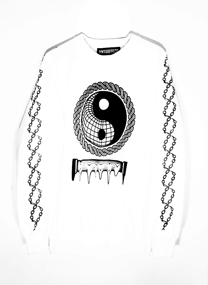 MATRIX WHITE SWEATSHIRT