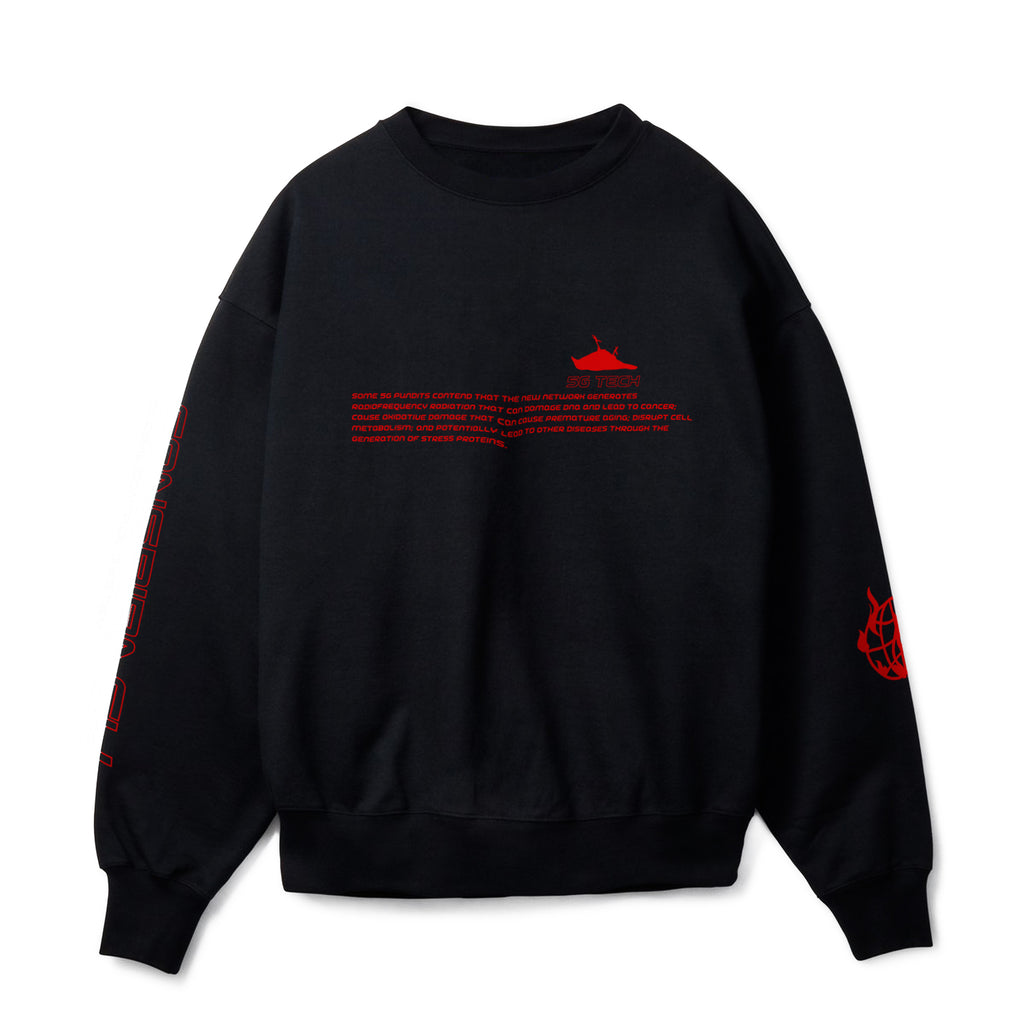 5G TECH BLACK T SWEATSHIRT
