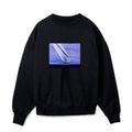 CHEMTRAILS AIRLINES BLACK SWEATSHIRT